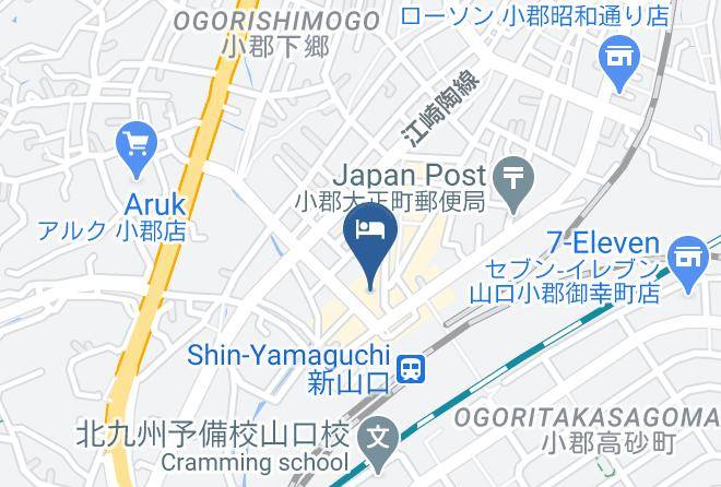 Yamaguchi City - Comfort Hotel Shin Yamaguchi Maps