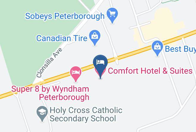 Peterborough - Comfort Hotel & Suites Peterborough Maps