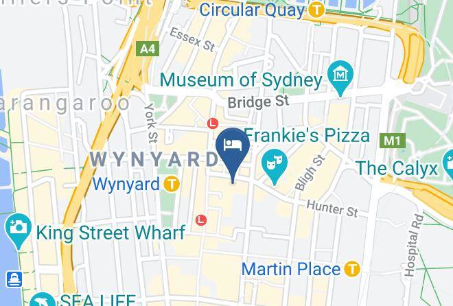 Sydney - Comfort Hotel Sydney City Maps