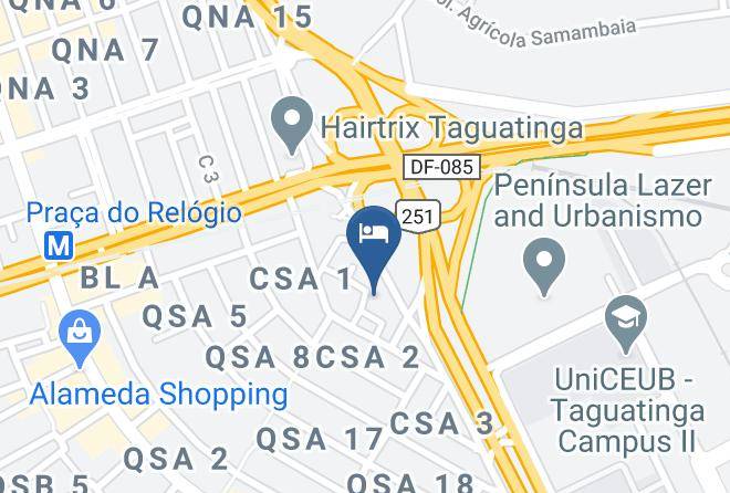 Brasilia - Comfort Hotel Taguatinga Maps