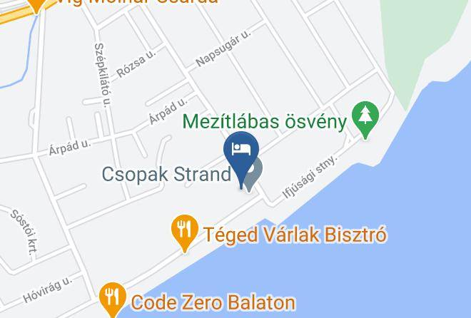 Csopak - Comfort Hotel Maps