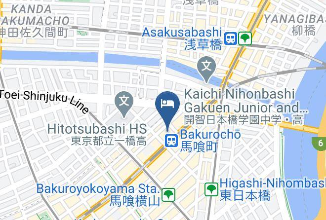 Chuo Ward - Comfort Hotel Tokyo Higashi Nihonbashi Maps