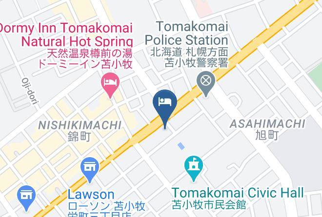 Tomakomai City - Comfort Hotel Tomakomai Maps