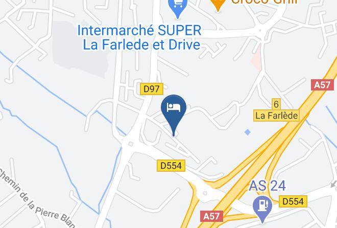 Var - Comfort Hotel Toulon La Farlede Maps