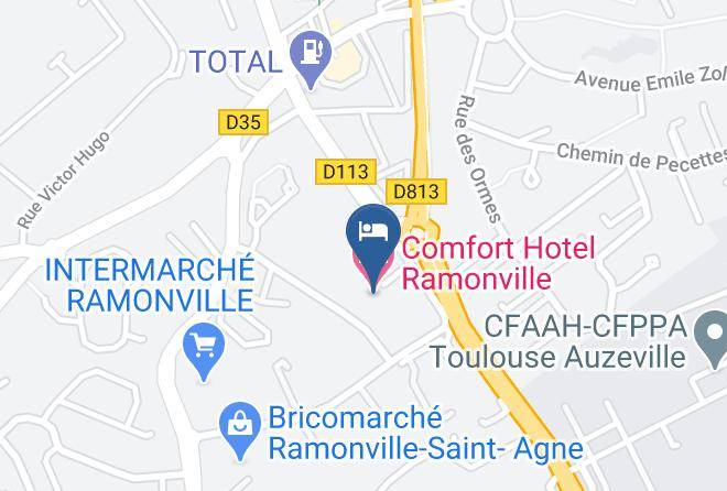 Haute Garonne - Comfort Hotel Ramonville Maps