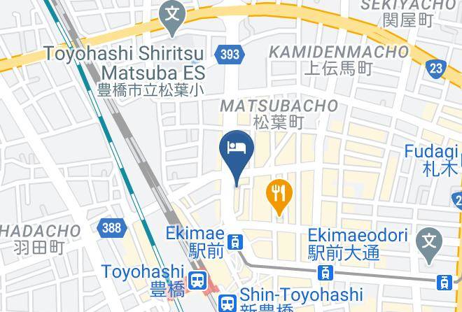 Toyohashi City - Comfort Hotel Toyohashi Maps