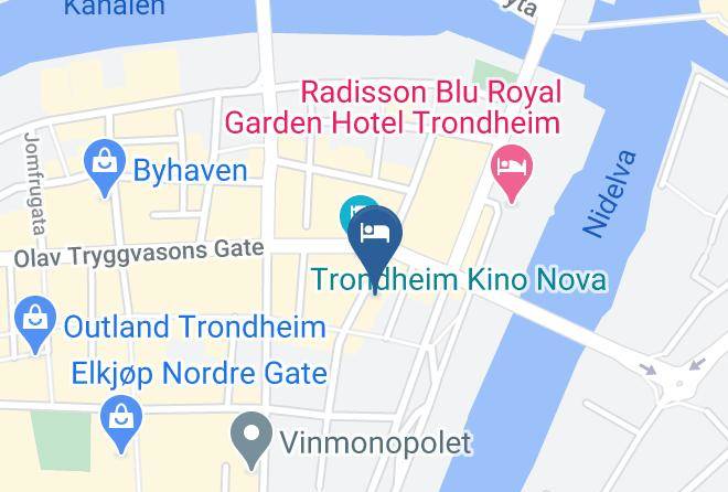 Trondheim - Comfort Hotel Trondheim Maps