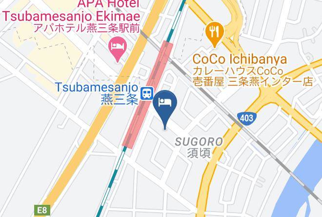 Sanjo City - Comfort Hotel Tsubamesanjo Maps