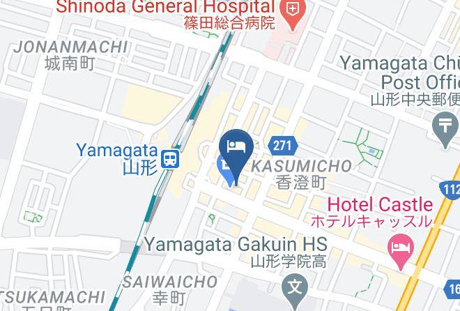 Yamagata City - Comfort Hotel Yamagata Maps