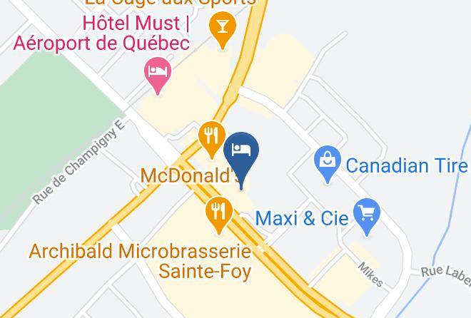 Capitale Nationale - Comfort Inn Airport East Maps