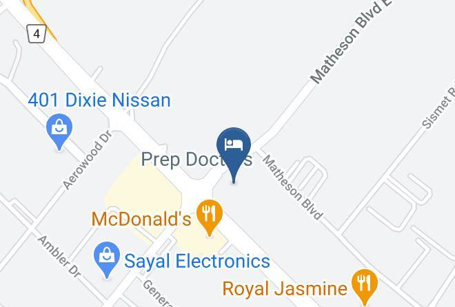 Peel - Comfort Inn Airport West Mississauga Maps