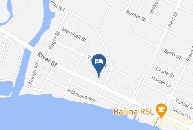 Ballina - Comfort Inn All Seasons Maps