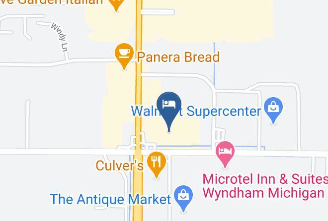 La Porte - Comfort Inn And Suites Michigan City Maps