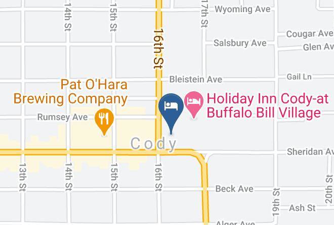 Comfort Inn At Buffalo Bill Village Resort Map