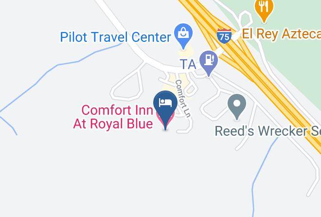 Campbell - Comfort Inn At Royal Blue Maps