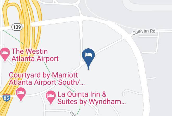 Comfort Inn Atlanta Airport Map