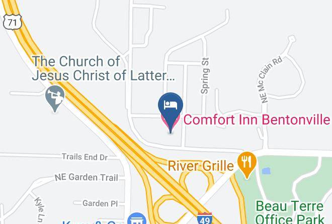 Benton - Comfort Inn Bentonville Maps