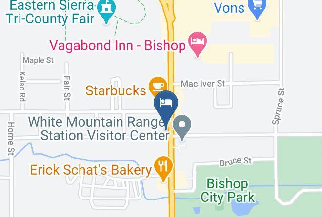 Inyo - Comfort Inn Bishop Maps