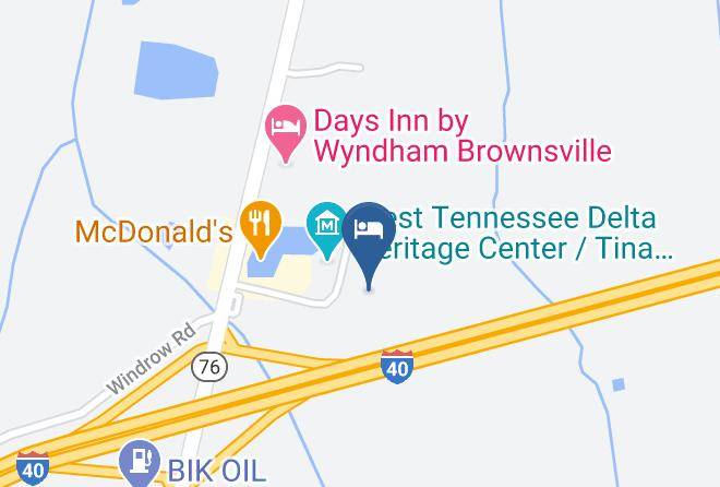 Haywood - Comfort Inn Brownsville I 40 Maps