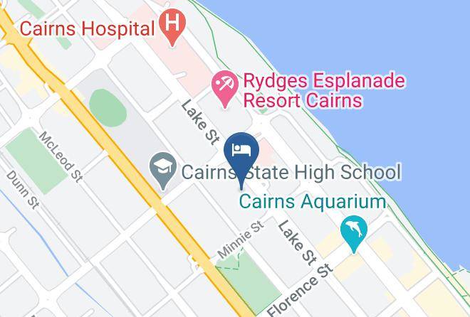 Cairns - Comfort Inn Cairns City Maps