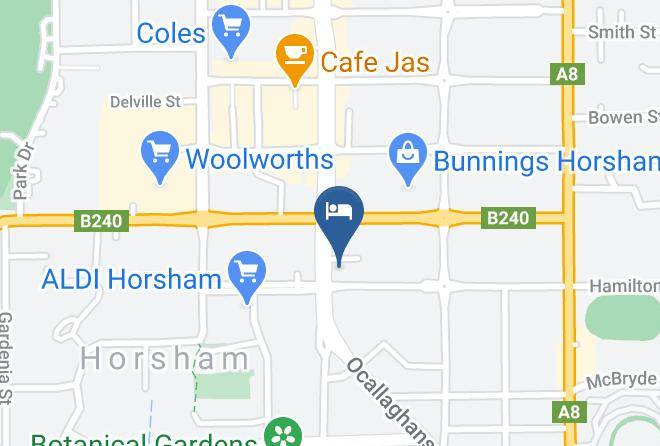 Horsham - Comfort Inn Capital Horsham Maps