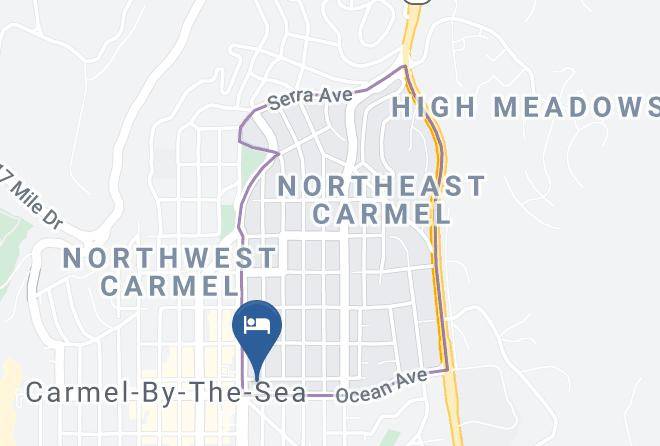Monterey - Comfort Inn Carmel By The Sea Maps
