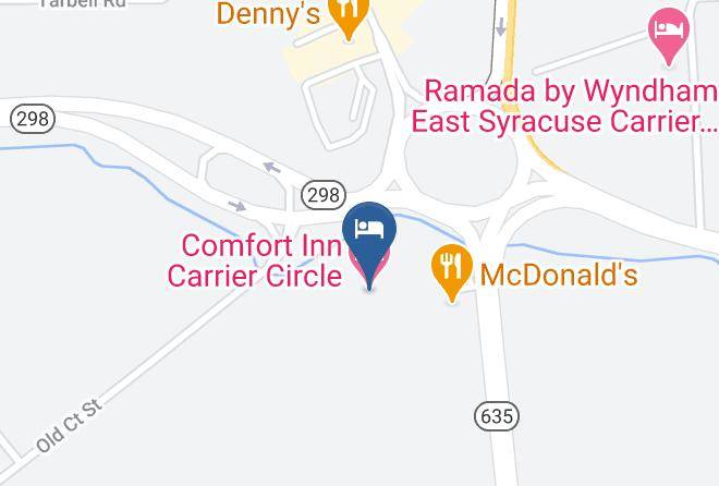 Comfort Inn & Suites Syracuse Carrier Circle Map