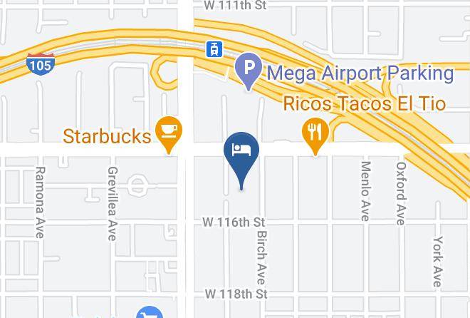 Los Angeles - Comfort Inn Cockatoo Near Lax Airport Maps