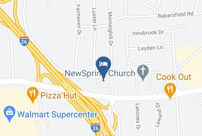 Richland - Comfort Inn Columbia Maps