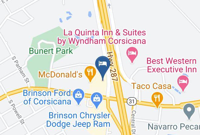 Navarro - Comfort Inn Corsicana East Maps