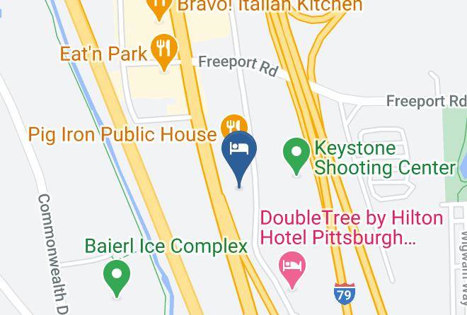 Allegheny - Comfort Inn Cranberry Twp Maps