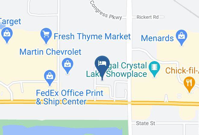 Mchenry - Comfort Inn Crystal Lake Algonquin Maps
