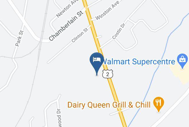 Comfort Inn Amherst Map