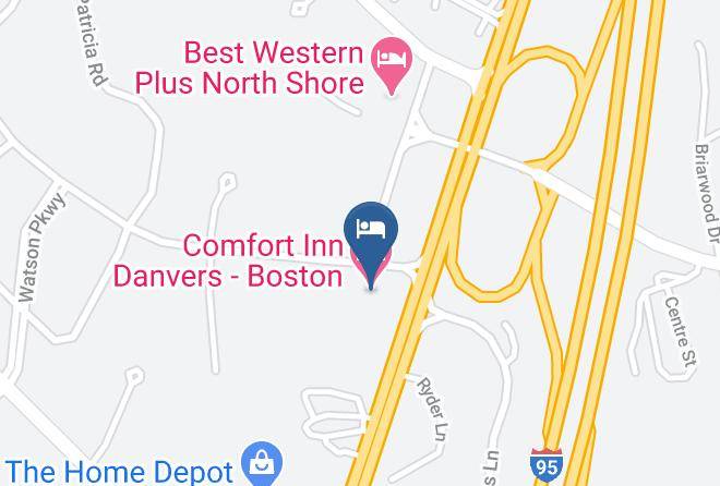 Essex - Comfort Inn Danvers Boston Maps