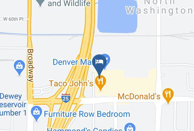 Adams - Comfort Inn Denver Central Maps
