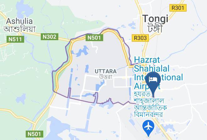 Dhaka - Monsoon Inn Maps