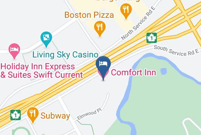 Division 8 - Comfort Inn Swift Current Maps