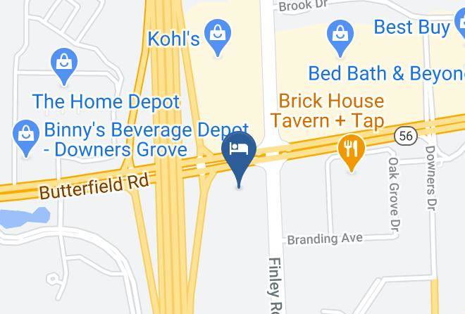 Dupage - Comfort Inn Downers Grove Lombard Maps
