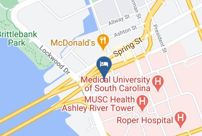Charleston - Comfort Inn Downtown Charleston Maps
