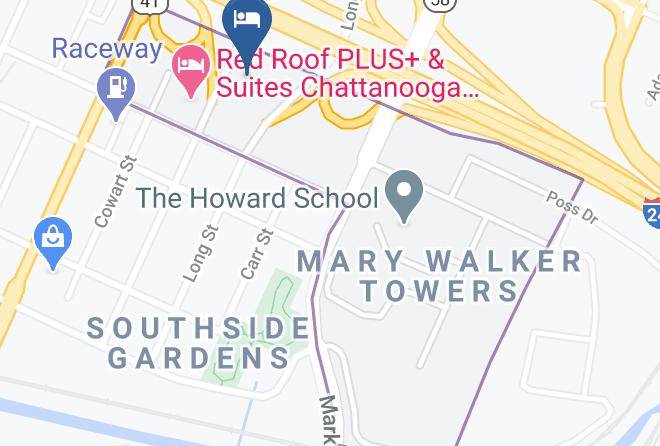 Comfort Inn Downtown Map