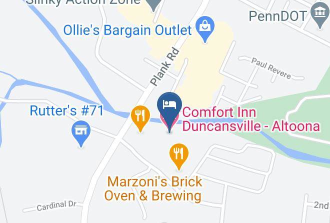 Blair - Comfort Inn Duncansville Altoona Maps