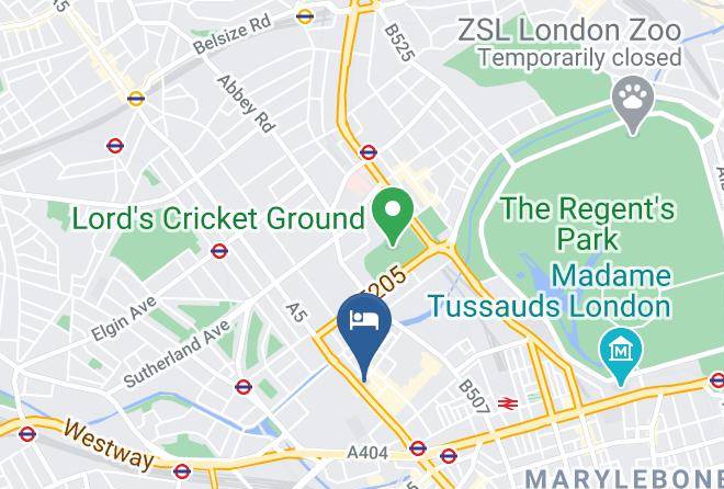 London - Comfort Inn Edgware Road London Maps