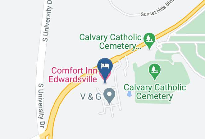 Madison - Comfort Inn Edwardsville Maps