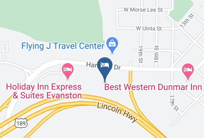 Uinta - Comfort Inn Evanston I 80 Maps