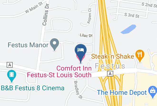 Jefferson - Comfort Inn Festus St Louis South Maps