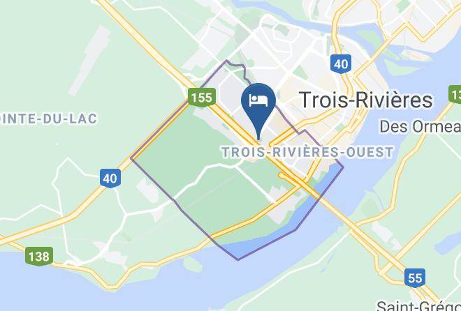 Comfort Inn Trois Rivieres Map