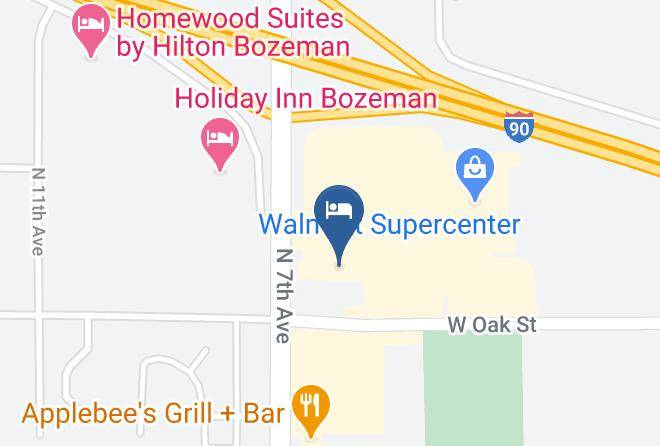 Gallatin - Comfort Inn Bozeman Maps