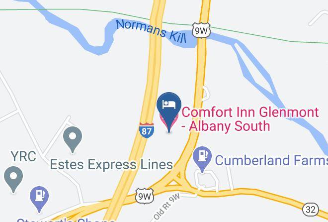Albany - Comfort Inn Glenmont Albany South Maps