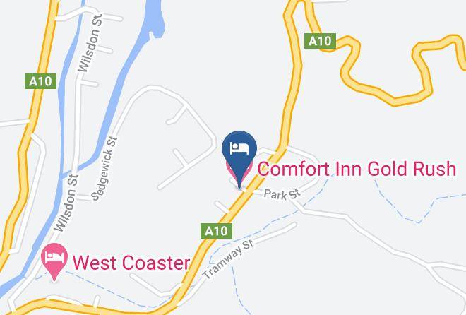 West Coast - Comfort Inn Gold Rush Maps