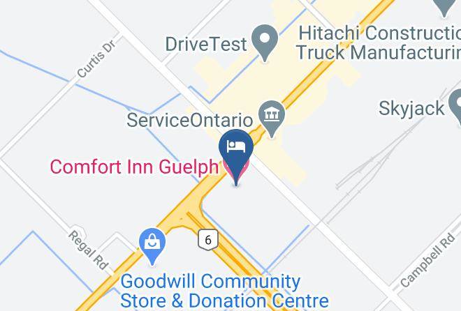 Wellington - Comfort Inn Guelph Maps